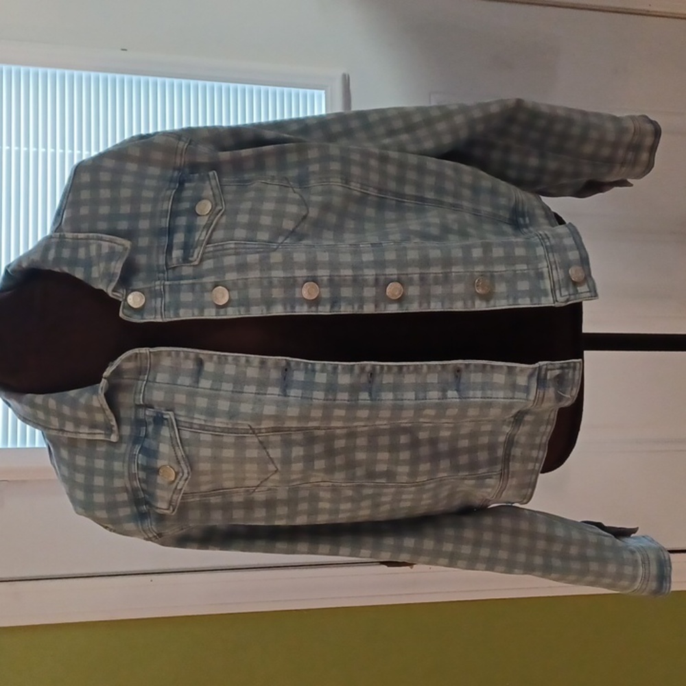 New Denim Jacket from Cato checkerboard